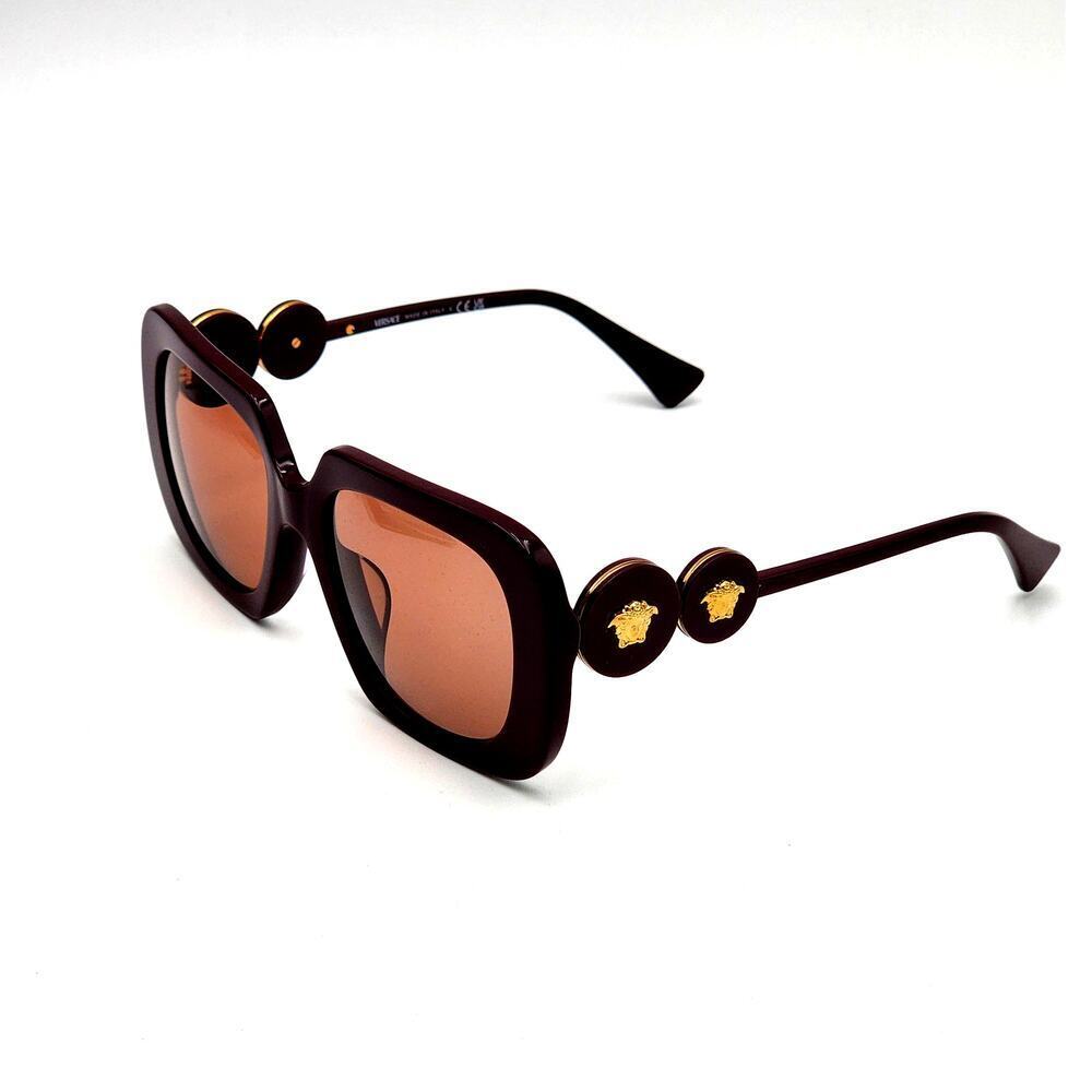 VERSACE Women's Sunglasses 4434-F 5382/73 Square Frame 54mm Colored Lenses